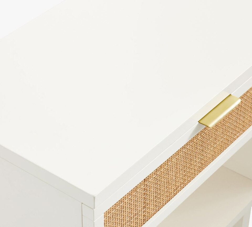 Westly Cane Bedside Table Pottery Barn Australia